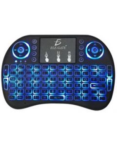 Mini Teclado Inalambrico Mouse Pad Usb Smartv Tvbox Xbox Pc - ...BLK