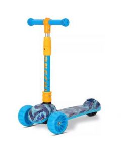 Scooter Patín Del Diablo Para Niños Aeiou Bc182 Con Luces Azul