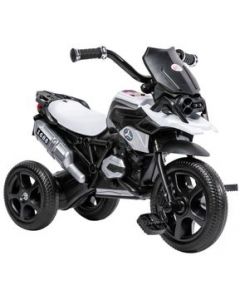 Triciclo para Niños con Diseño de Moto y Luz Frontal Blanco - Blanco