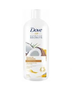 Shampoo con Aceite de Coco y Cúrcuma, Dove, 1L 516339 - Blanco