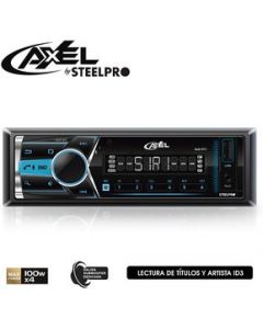 Autoestéreo Para Vehículos Bluetooth Steelpro AXEL-011 - Negro