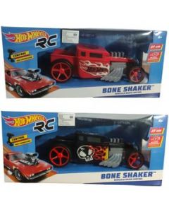 Coche a Control Remoto Hot Wheels 1pz,27cm,batería,recargable,Bone Shaker Azul - Azul