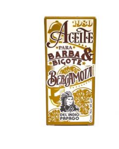 Aceite De Bergamota Para Barba Y Bigote 60 ml Indio Papago