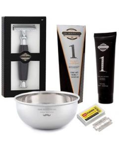 Kit The Shaving Co Rastrillo + Vasija + After Shave + Navaja - 1