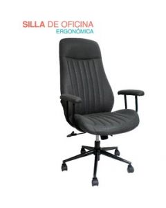 Silla de Oficina Ejecutiva Respaldo Alto Ajustable Giratoria