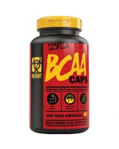 Aminoácidos Bcaa Mutant 200 caps - 200 caps