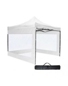 Carpa Toldo Paredes 3x3 Plegable Blanco