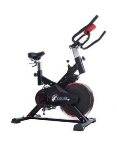 Bicicleta Fija 13Kg Centurfit Spinning Gym Fitness Hogar Ejercicio Negro