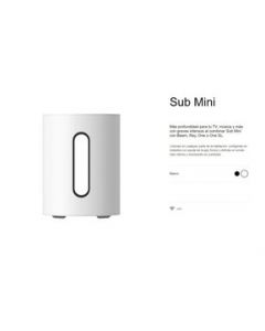 Mini Subwoofer Inalámbrico Sonos Sub Mini-Blanco