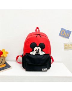 Mochila Bolsa Escuelar Viajar Impermeable Micky Para Nino - Negro