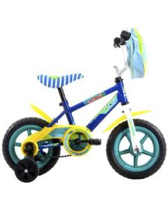 Bicicleta Veloci Happy Saurios Rodada 12 Azul Infantil