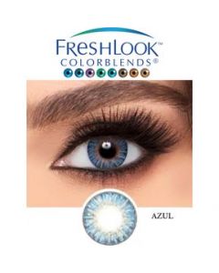 Pupilentes Lentes de Contacto Cométicos FreshLook Color Azul - Azul