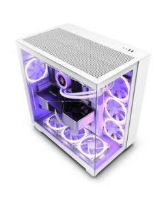 GABINETE NZXT H9 FLOW BLANCO ATX S/FUENTE CRISTAL CM-H91FW-01