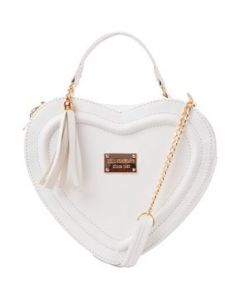 Bolsa Para Mujer Fana Corazón Color Blanco Se Única