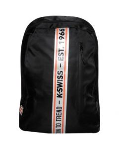 Mochila Kswiss Escolar Backpack Trap Negro - UNITALLA