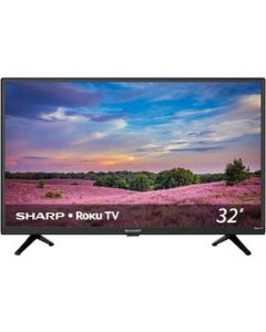 Sharp Smart Roku TV 32&Prime; LED HD HDMI USB AV con WiFi  2T-C32CF2UR