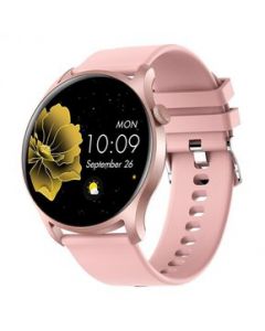 Reloj Inteligente Smart watch Fralugio Kc08 Monitores Ejercicio Rosa