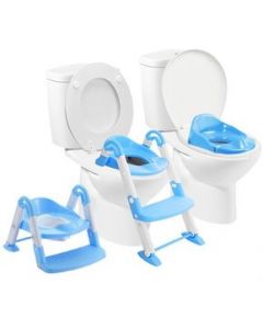 Baño Entrenador Bebe Aeiou Escalera 3 En 1 Niño