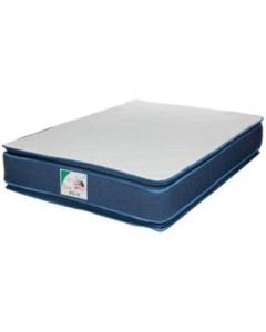 Bio Mattress Colchón Doble Colchoneta Bio IV - Azul Marino Con Blanco - King