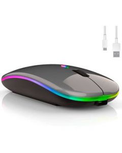 Mouse Inalámbrico Wireless óptico Click Silencioso con Receptor USB