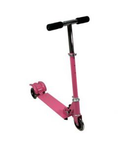 Scooter para Niños Patinete del Diablo Tres Llantas Metal - Rosa