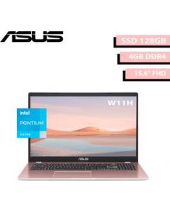 Laptop Asus Vivobook L510K Pentium N6000 128Gb 4Gb Ddr4 15.6" Tec/Ing W11H Rosa