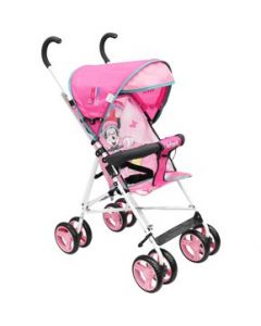 Carriola de Baston Infanti Disney Ride And Shine - rosa