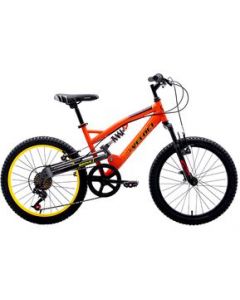 Bicicleta Veloci Brave Rodado 20 Naranja