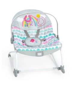 Silla Vibradora Mecedora Para Bebé Bright Starts 2 En 1