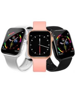 Reloj Smartwatch VAK f9 IP67 Metal Apple Health pasos Calorias - rosa