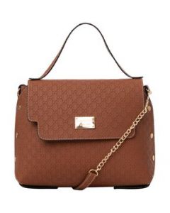 Bolsa De Mujer Fana Jacoba Color Camel Preciosa