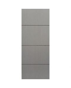 Puerta Tambor MDF Napoles Gris Amanecer 3 líneas 90 x 213 cm - &hellip;