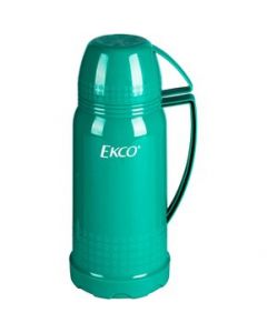 Termo de 1 litro Ekco Classic de Ampolla de vidrio Color Verde turquesa con Tapa-taza y Tapa - UNITALLA