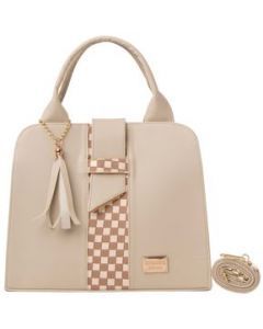 Bolsa Para Mujer Fana Malú Color Beige Elegante