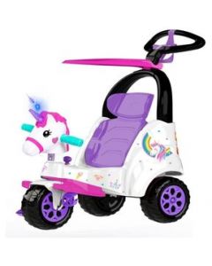 Triciclo Push Car Prinsel Super Trike Unicornio 2 En 1