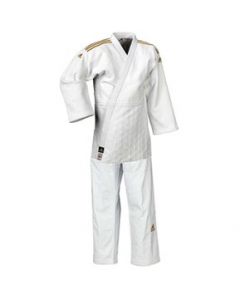 adidas JUDOGUI J350 Blanco - Oro - 120 cm