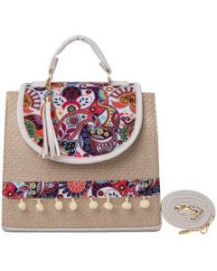 Bolsa Yute Para Mujer Fana Roma Color Blanco Especial