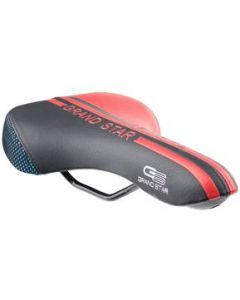 Asiento Sillin Para Bicicleta MTB Negro Rojo - M