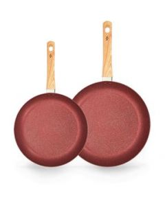 Set De Sartenes Roca Ruby 20 Y 24cm Con Antiadherente