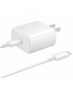 Cargador Samsung Super Fast Charger 45w  tipo C - Original - BLANCO