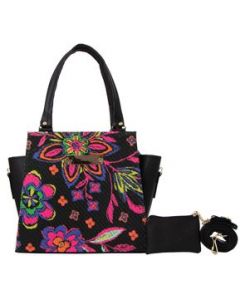 Bolsa Yute Para Mujer Fana Victoria Color Negro Original