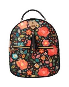 Mochila Yute Para Mujer Fana Paris Color Negro Reforzada