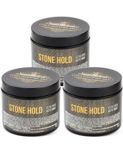 Kit X3 Pomada Cabello The Shaving Co Stone Ultra Hold Matte - 1