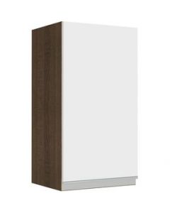 Alacena Madesa Glamy 35 cm 1 Puerta Marrón/Blanco - Marron/Blanco