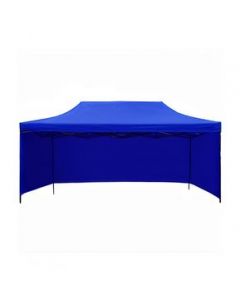 Carpa Toldo 3x4.5 Plegable Paredes Tejido Impermeable 600d Azul