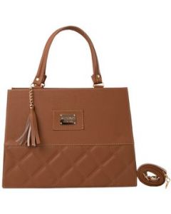 Bolsa De Mujer Fana Ikia Color Camel Reforzada