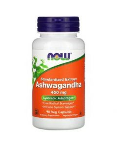 Ashwagandha 450mg 90VegCaps Now Foods - Capsulas