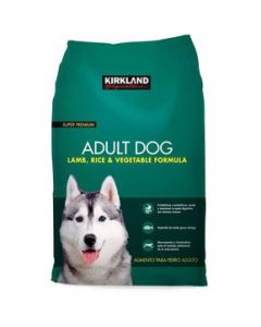 Alimento Perro Adulto Cordero y Arroz 18 Kg Kirkland CTC - Verde