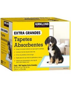 Tapetes Absorbentes Para Perro Kirkland Signature 956696 CTC -Amarillo