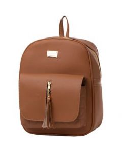 Mochila Para Mujer Fana Nadira Color Camel Con Asas